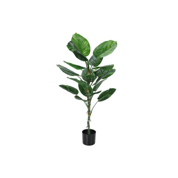 Black Green 54-Inch Indoor Floor Potted Real Touch Decorative Artificial Plant, image 1